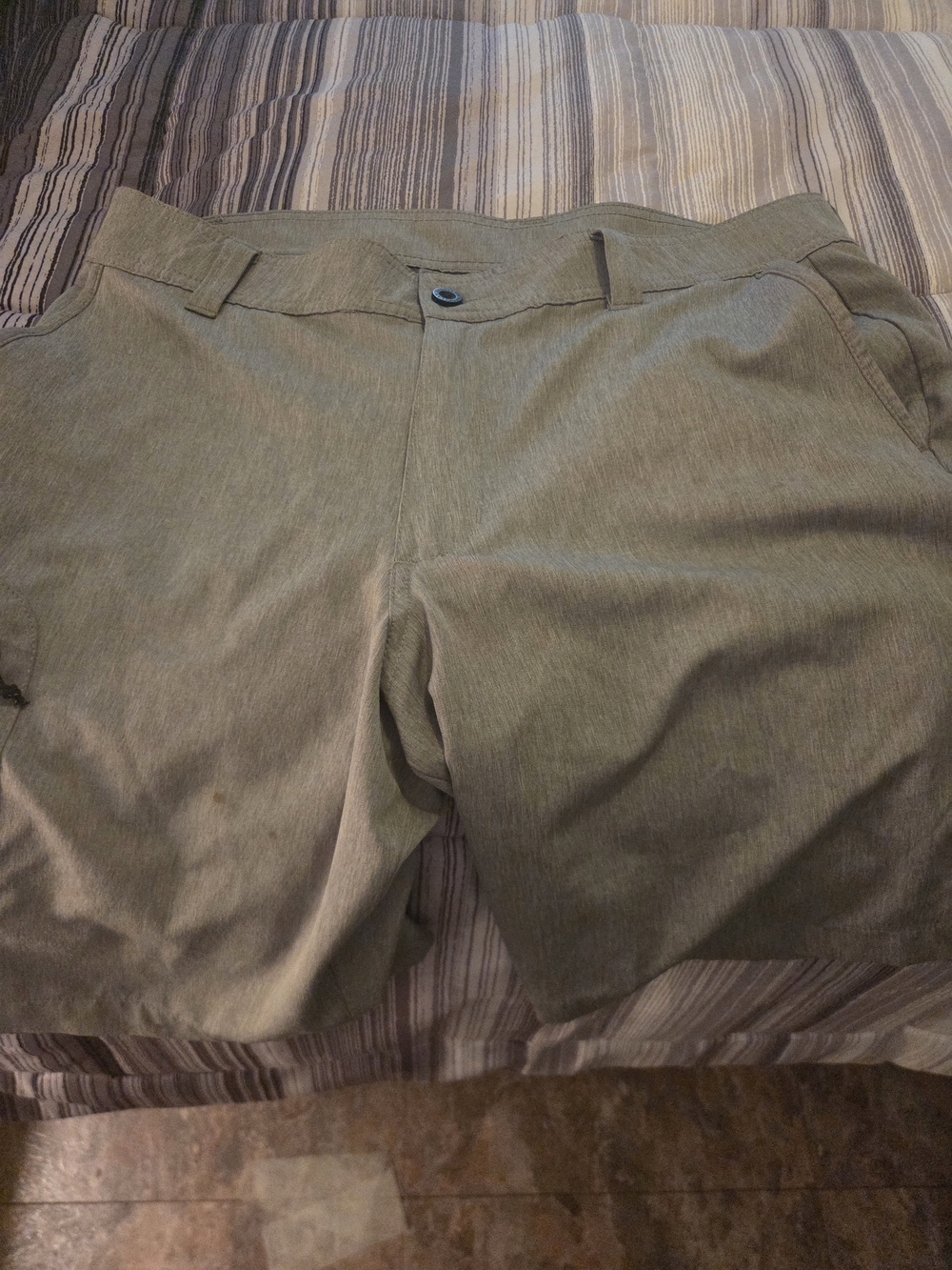 Magellan Outdoors Men's Olive Flat-Front Performance Shorts